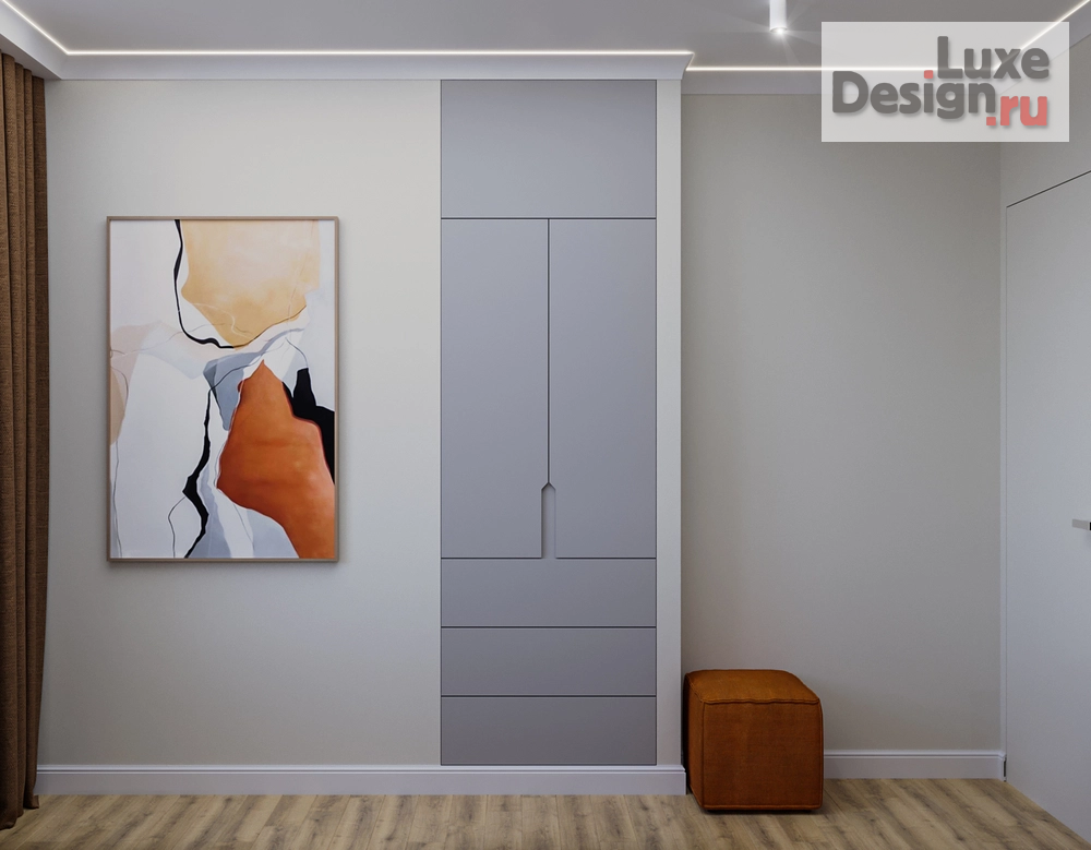 Дизайн интерьера двухкомнатной квартиры "Дизайн интерьера двухкомнатной квартиры для сдачи в аренду. " (фото 13)