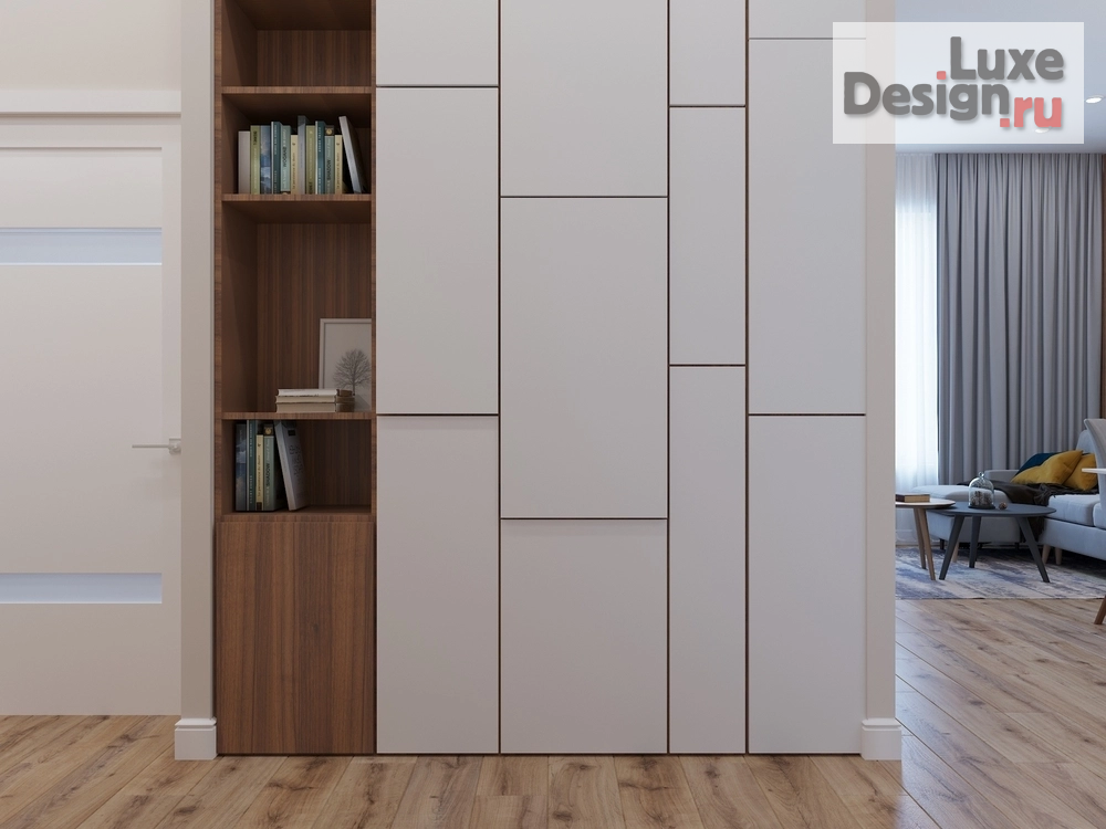 Дизайн интерьера трехкомнатной квартиры "Дизайн проект 3-комнатной квартиры, ст. Ботанический сад" (фото 9)