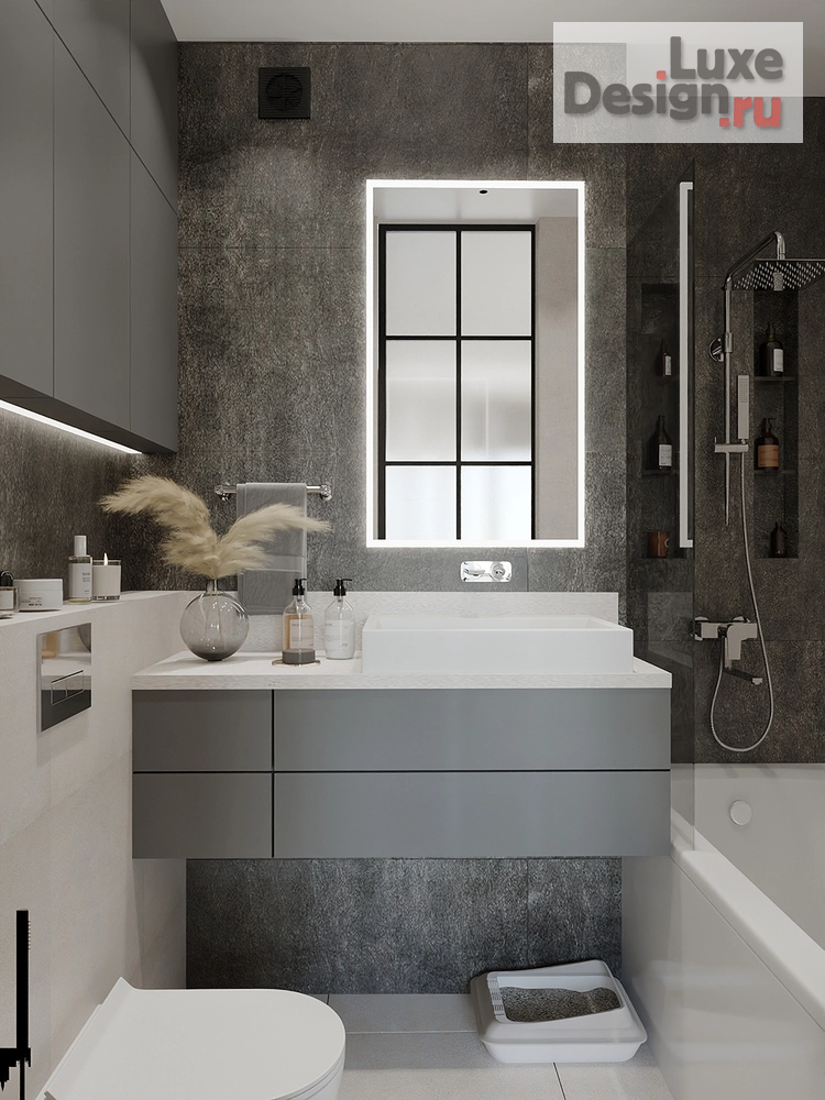 Дизайн интерьера квартиры "Дизайн интерьеров многоуровневой квартиры в Московской области, г.о. Мытищи." (фото 6)