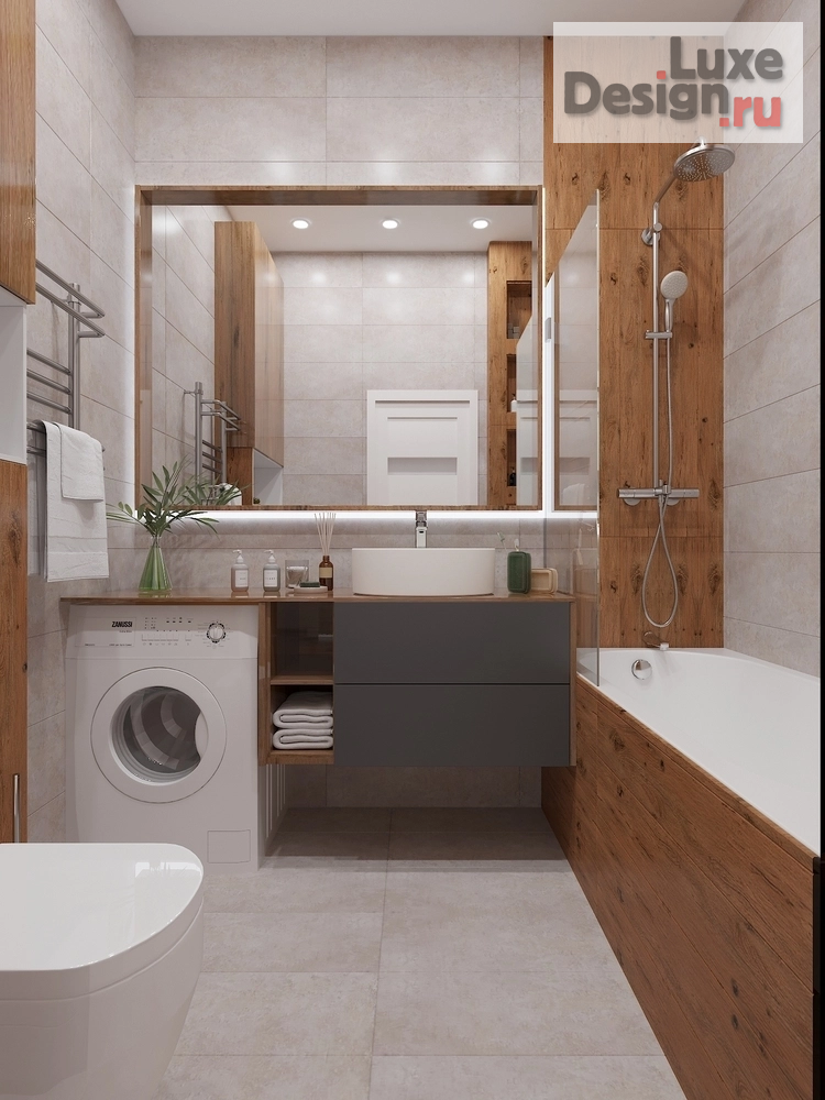 Дизайн интерьера трехкомнатной квартиры "Дизайн проект 3-комнатной квартиры, ст. Ботанический сад" (фото 12)