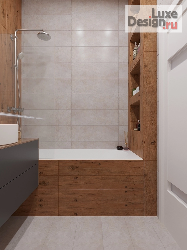 Дизайн интерьера трехкомнатной квартиры "Дизайн проект 3-комнатной квартиры, ст. Ботанический сад" (фото 13)