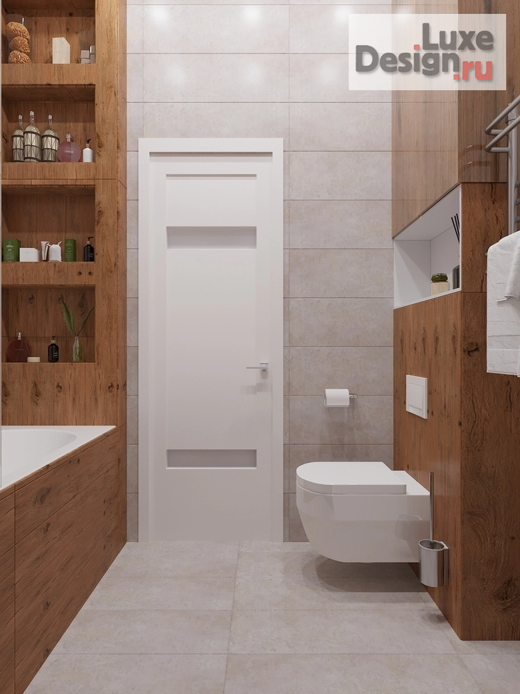 Дизайн интерьера трехкомнатной квартиры "Дизайн проект 3-комнатной квартиры, ст. Ботанический сад" (фото 14)