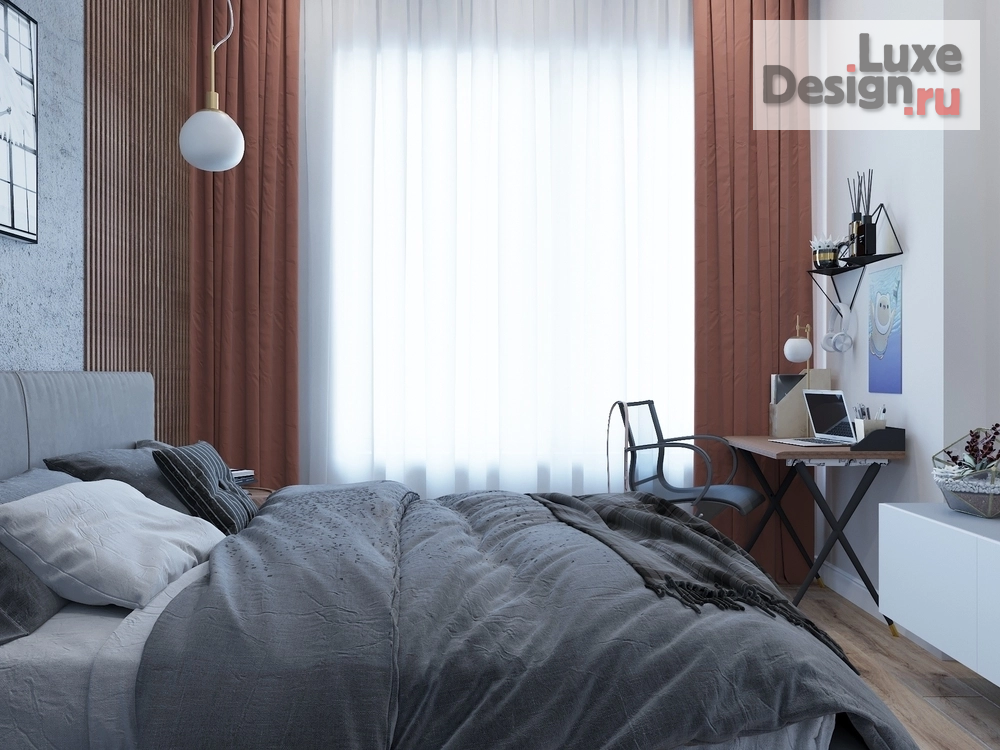 Дизайн интерьера трехкомнатной квартиры "Дизайн проект 3-комнатной квартиры, ст. Ботанический сад" (фото 16)