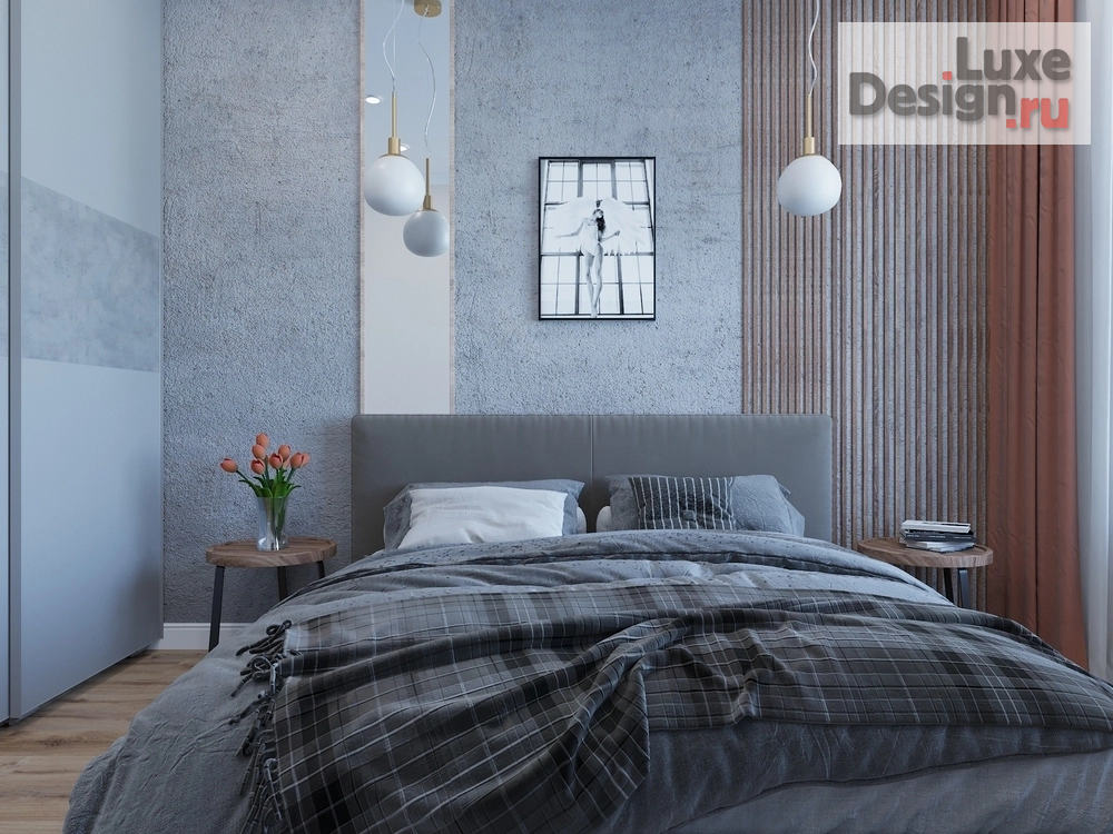 Дизайн интерьера трехкомнатной квартиры "Дизайн проект 3-комнатной квартиры, ст. Ботанический сад" (фото 17)