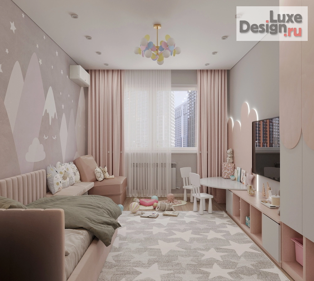 Дизайн интерьера гостиной "Дизайн помещений квартиры в Красногорске" (фото 3)