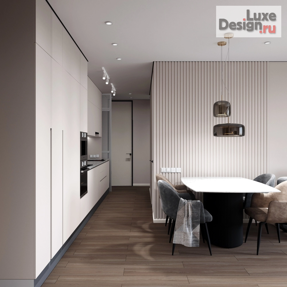 Дизайн интерьера гостиной "Дизайн помещений квартиры в Красногорске" (фото 9)