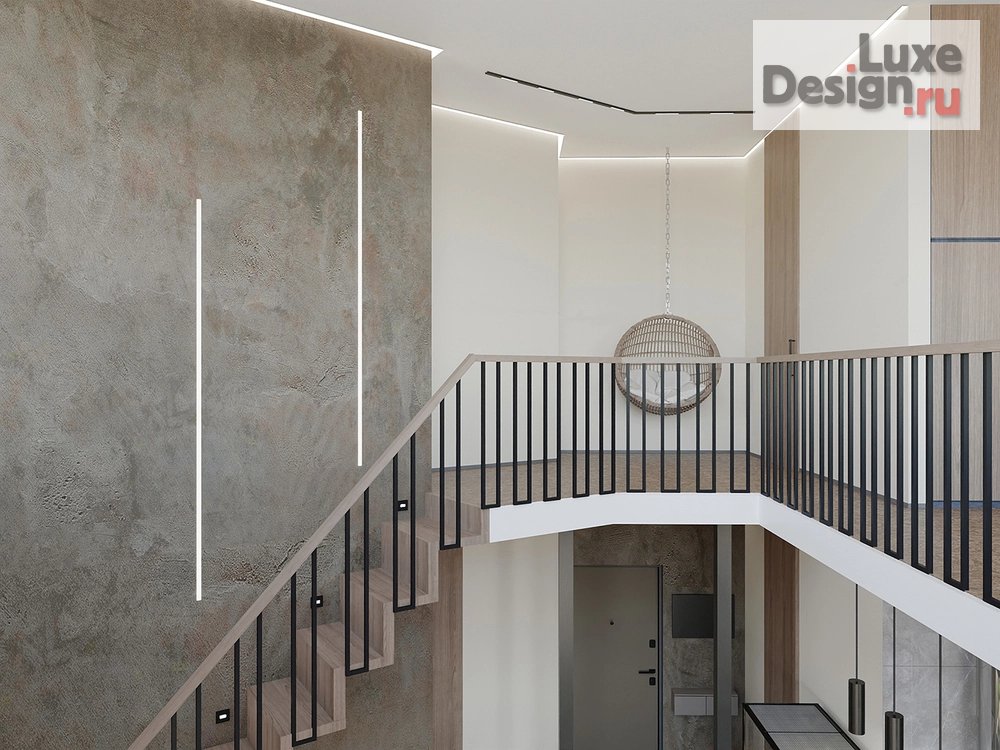 Дизайн интерьера квартиры "Дизайн интерьеров многоуровневой квартиры в Московской области, г.о. Мытищи." (фото 13)