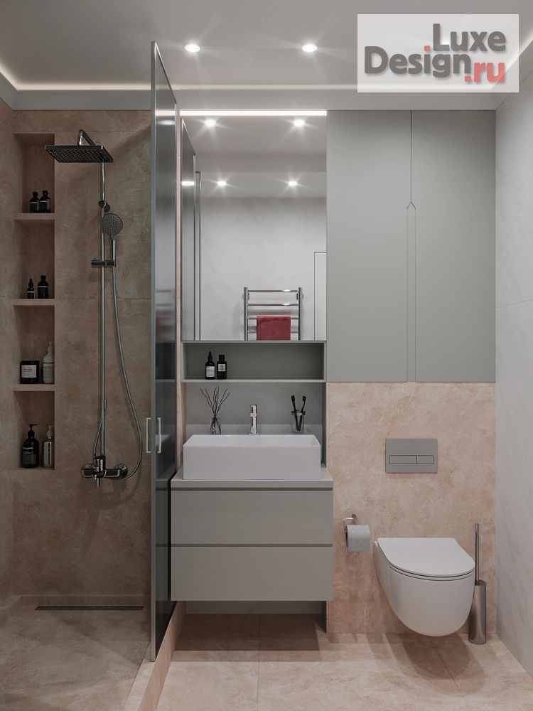 Дизайн интерьера квартиры студии "Дизайн интерьера Студии для сдачи в аренду. " (фото 14)