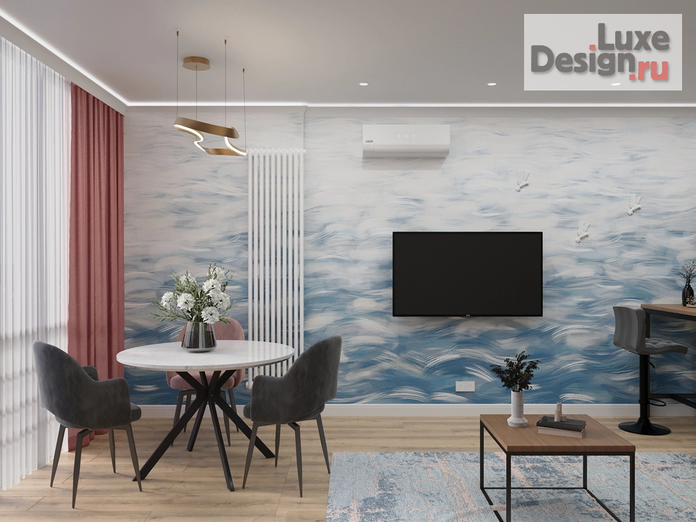 Дизайн интерьера однокомнатной квартиры "Дизайн интерьера однокомнатной квартиры для сдачи в аренду. " (фото 9)