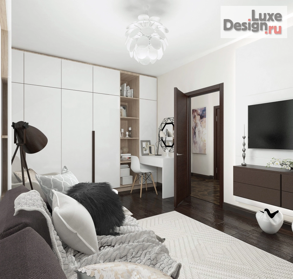 Дизайн интерьера однокомнатной квартиры "...была квартира с готовой отделкой" (фото 5)