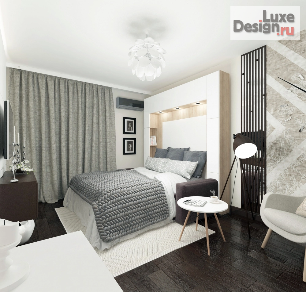 Дизайн интерьера однокомнатной квартиры "...была квартира с готовой отделкой" (фото 8)