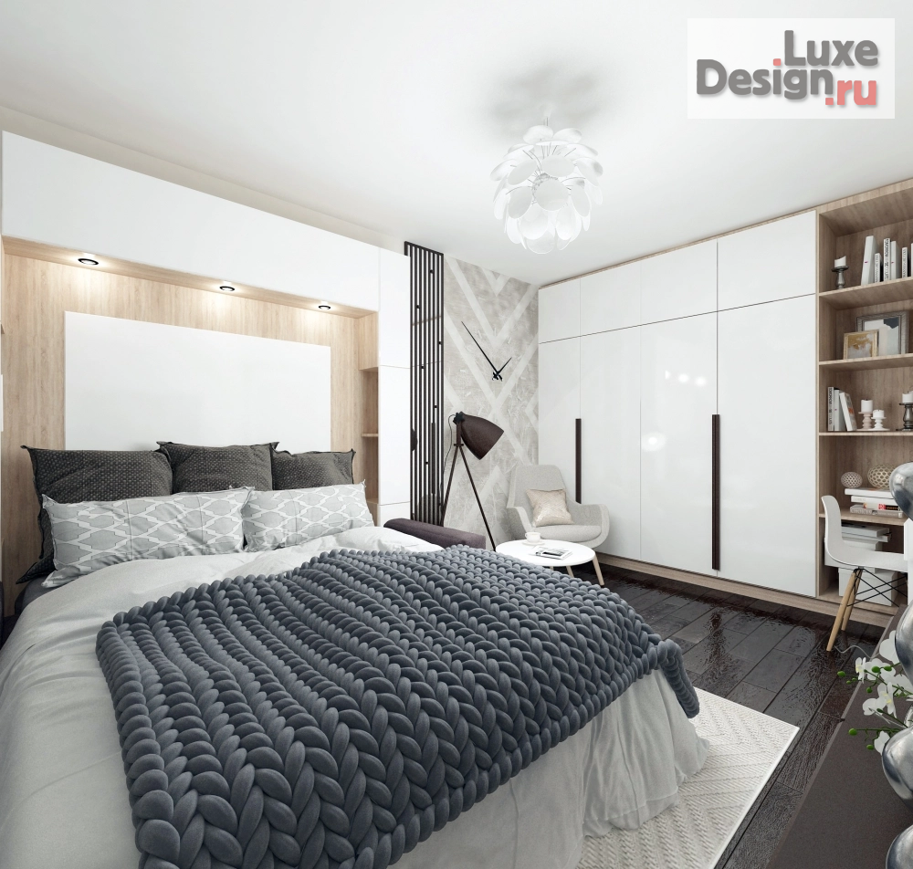 Дизайн интерьера однокомнатной квартиры "...была квартира с готовой отделкой" (фото 10)