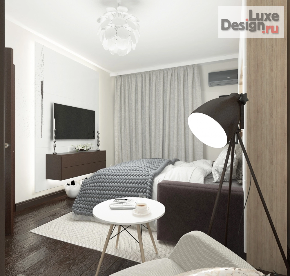 Дизайн интерьера однокомнатной квартиры "...была квартира с готовой отделкой" (фото 12)