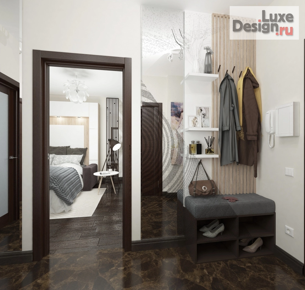 Дизайн интерьера однокомнатной квартиры "...была квартира с готовой отделкой" (фото 13)