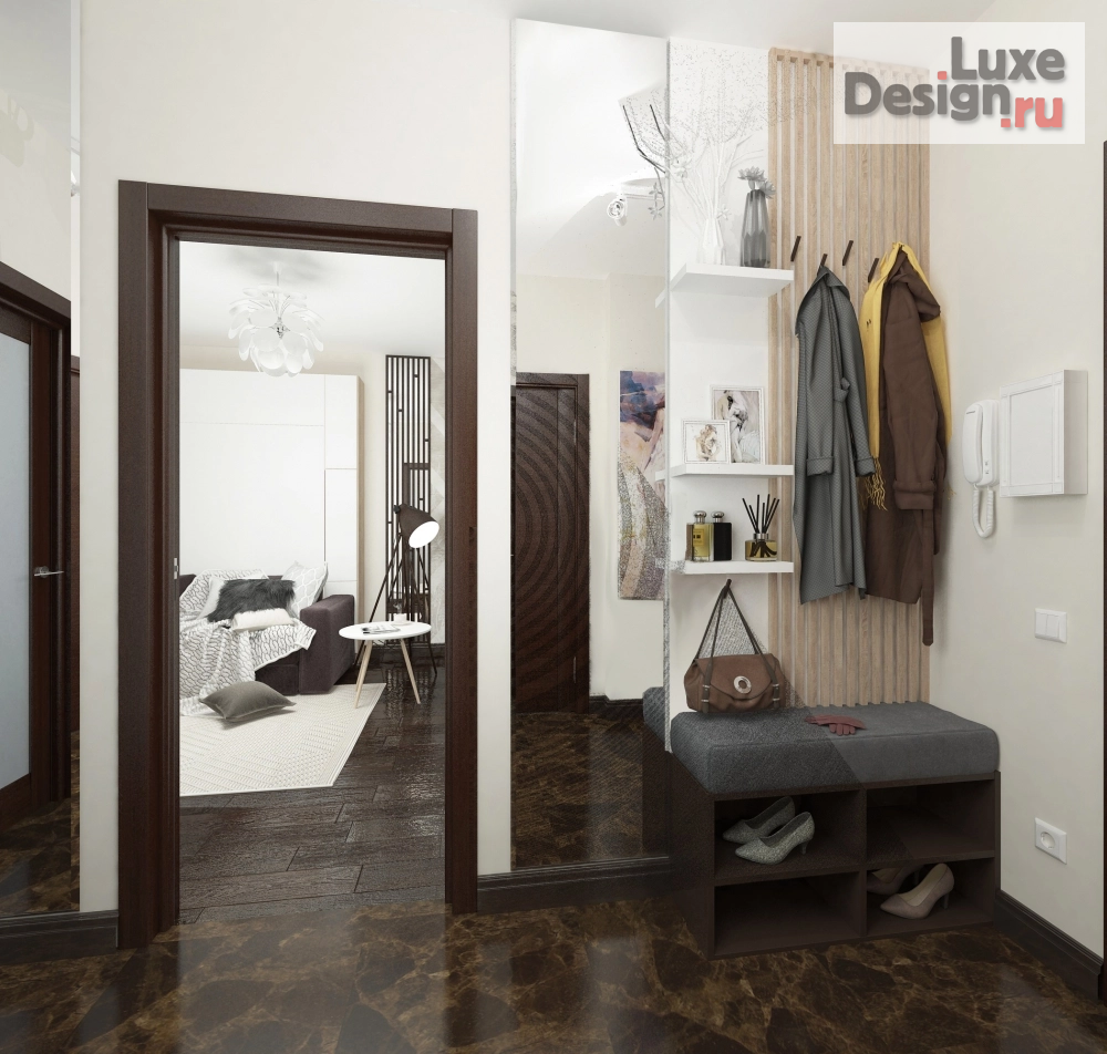 Дизайн интерьера однокомнатной квартиры "...была квартира с готовой отделкой" (фото 14)