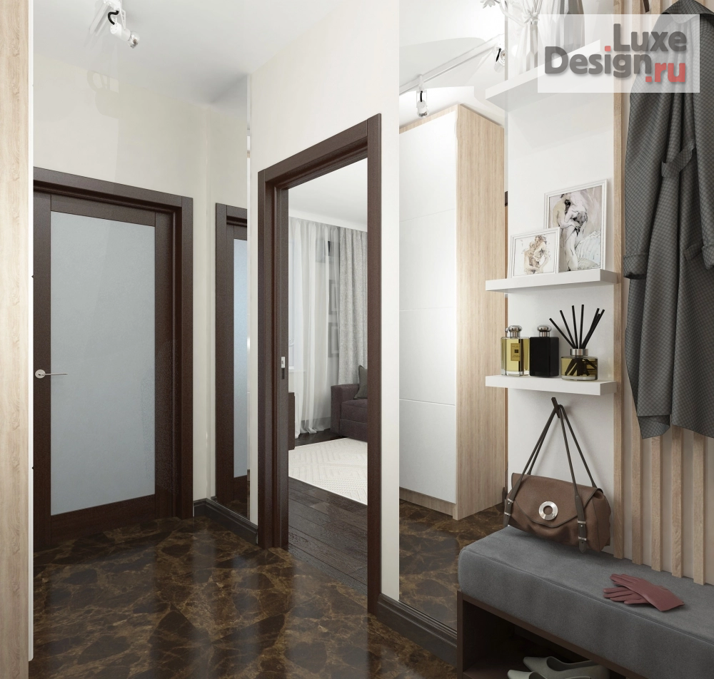 Дизайн интерьера однокомнатной квартиры "...была квартира с готовой отделкой" (фото 15)