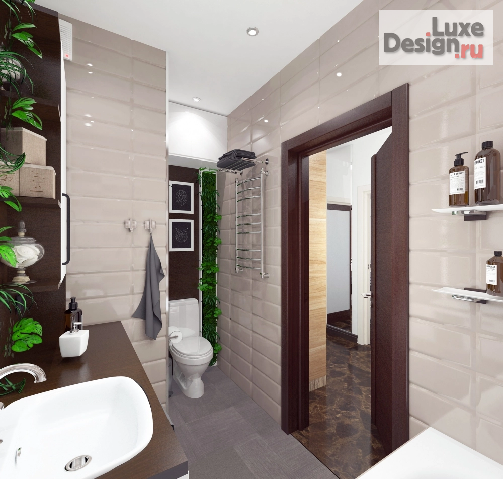 Дизайн интерьера однокомнатной квартиры "...была квартира с готовой отделкой" (фото 18)