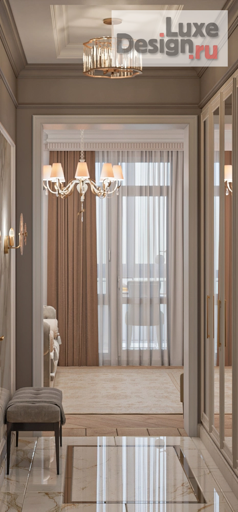 Дизайн интерьера двухкомнатной квартиры "Квартира г. Казань" (фото 4)