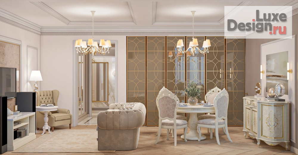 Дизайн интерьера двухкомнатной квартиры "Квартира г. Казань" (фото 1)