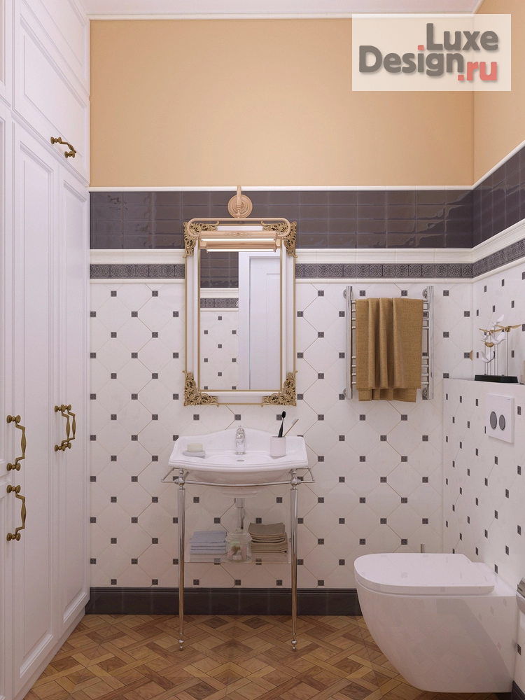 Дизайн интерьера загородного дома "Частный дом для семейной пары в классическом стиле. " (фото 8)