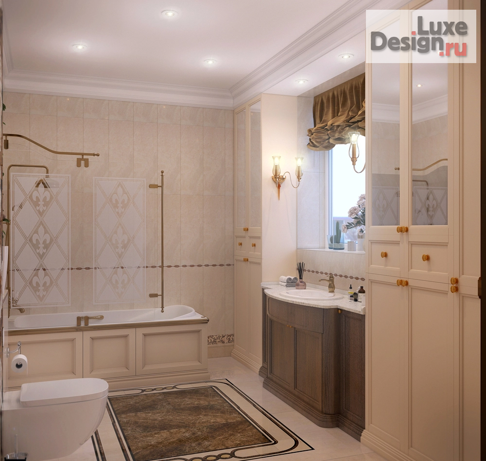 Дизайн интерьера загородного дома "Частный дом для семейной пары в классическом стиле. " (фото 12)