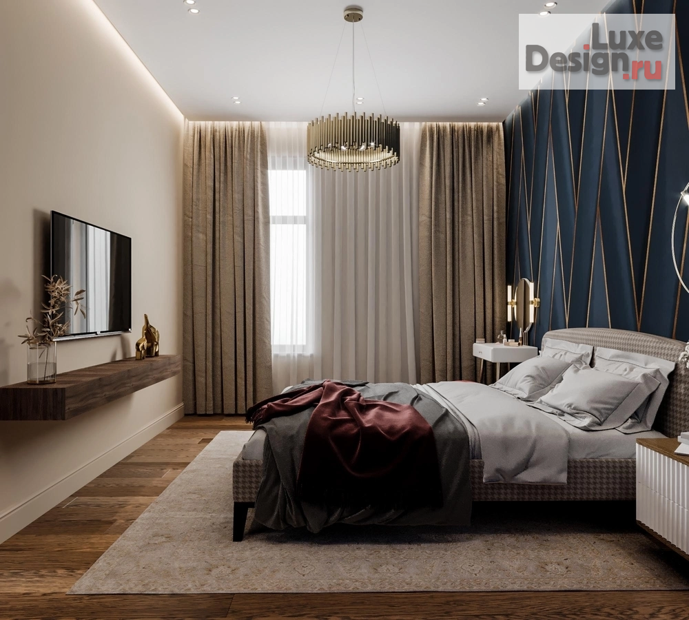 Дизайн интерьера трехкомнатной квартиры "Квартира в темных тонах" (фото 8)