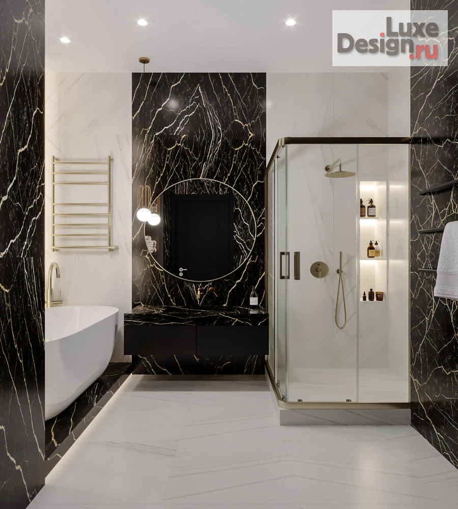 Дизайн интерьера трехкомнатной квартиры "Квартира в темных тонах" (фото 13)