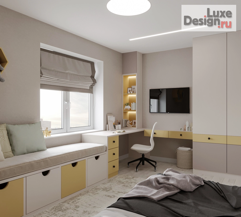 Дизайн интерьера четырехкомнатной квартиры "Четырехкомнатная квартира в ЖК Мегаполиспарк" (фото 12) от дизайнера Светлана Султанова Дизайн интерьера четырехкомнатной квартиры "Четырехкомнатная квартира в ЖК Мегаполиспарк" (фото 12)