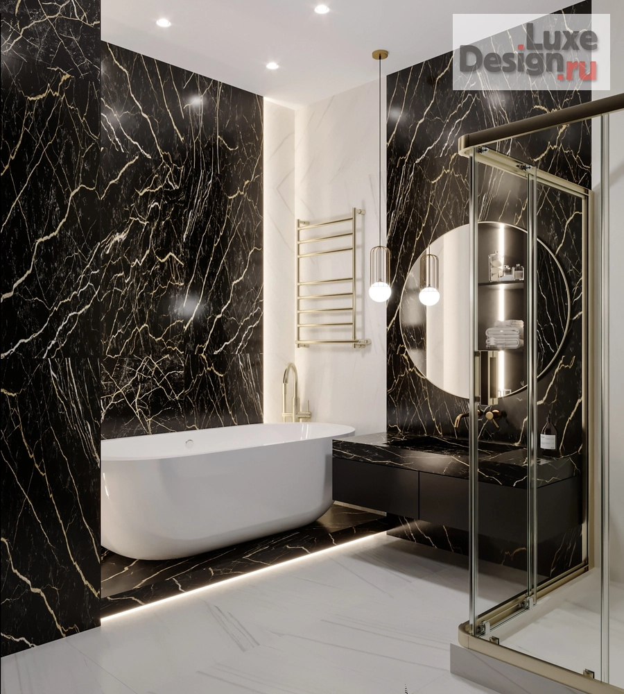 Дизайн интерьера трехкомнатной квартиры "Квартира в темных тонах" (фото 16)