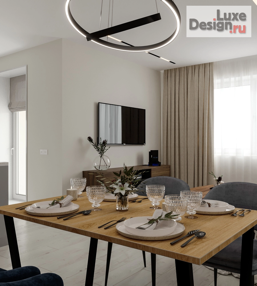 Дизайн интерьера четырехкомнатной квартиры "Четырехкомнатная квартира в ЖК Мегаполиспарк" (фото 7) от дизайнера Светлана Султанова Дизайн интерьера четырехкомнатной квартиры "Четырехкомнатная квартира в ЖК Мегаполиспарк" (фото 7)