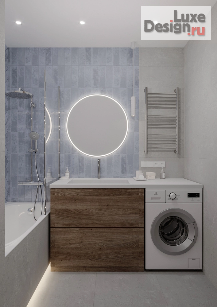 Дизайн интерьера четырехкомнатной квартиры "Четырехкомнатная квартира в ЖК Мегаполиспарк" (фото 19) от дизайнера Светлана Султанова Дизайн интерьера четырехкомнатной квартиры "Четырехкомнатная квартира в ЖК Мегаполиспарк" (фото 19)