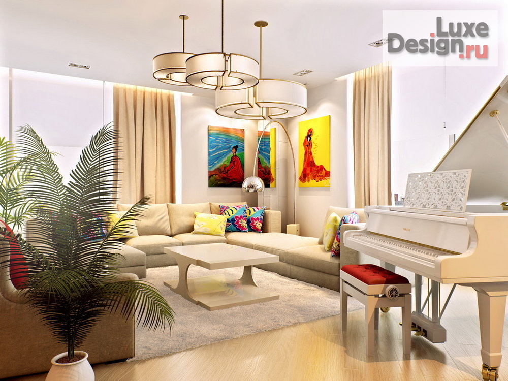 Дизайн интерьера пентхауса "ПЕНХАУС НА ШАБОЛОВКЕ. 2 ЭТАЖ." (фото 1)