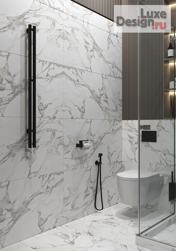 Дизайн интерьера квартиры студии "Гостевой санузел в ЖК Lucky" (фото 3)