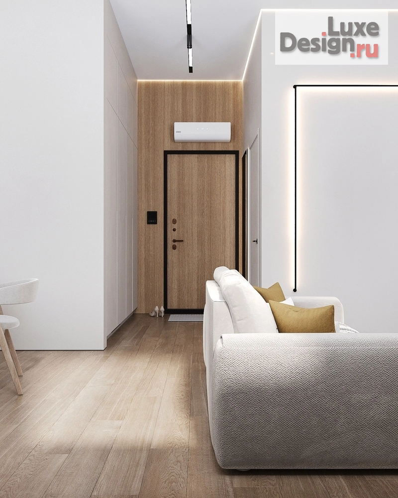 Дизайн интерьера двухкомнатной квартиры "Квартира в стиле минимализм Жк. Project 6\3" (фото 12) от дизайнера Студия дизайна и ремонта Katushhha Дизайн интерьера двухкомнатной квартиры "Квартира в стиле минимализм Жк. Project 6\3" (фото 12)