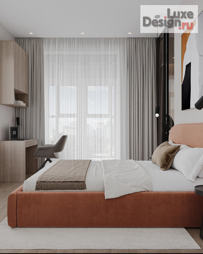 Дизайн интерьера однокомнатной квартиры "Однокомнатная квартира с потолками 3,5 метра Жк.Образковый квартал" (фото 10) от дизайнера Студия дизайна и ремонта Katushhha Дизайн интерьера однокомнатной квартиры "Однокомнатная квартира с потолками 3,5 метра Жк.Образковый квартал" (фото 10)