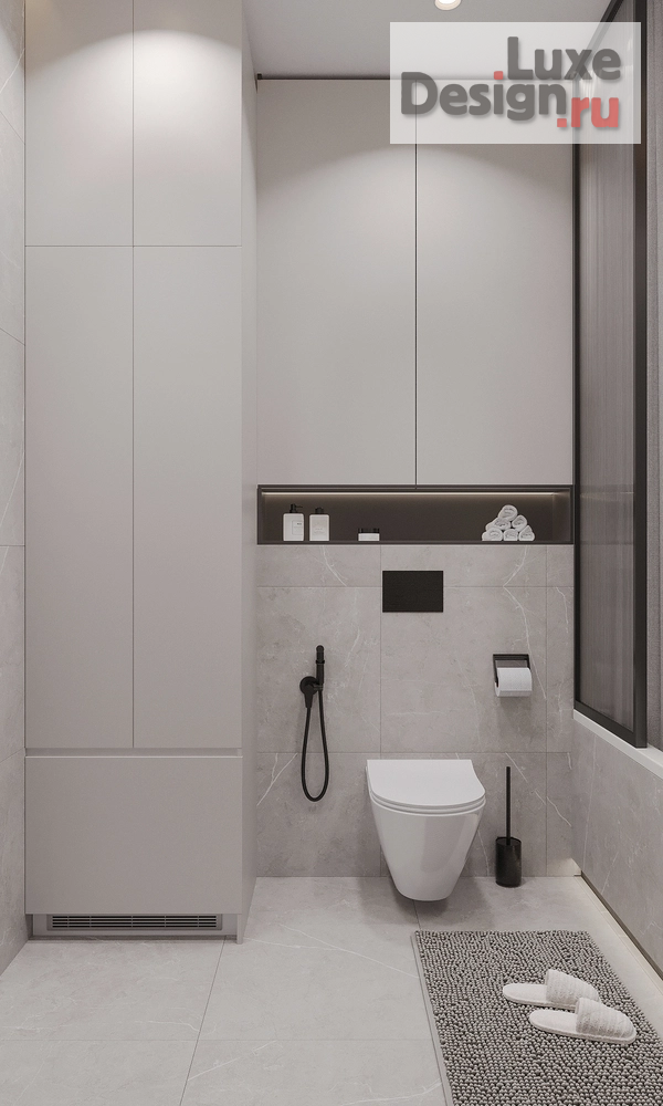 Дизайн интерьера двухкомнатной квартиры "Квартира в стиле минимализм Жк. Project 6\3" (фото 24) от дизайнера Студия дизайна и ремонта Katushhha Дизайн интерьера двухкомнатной квартиры "Квартира в стиле минимализм Жк. Project 6\3" (фото 24)