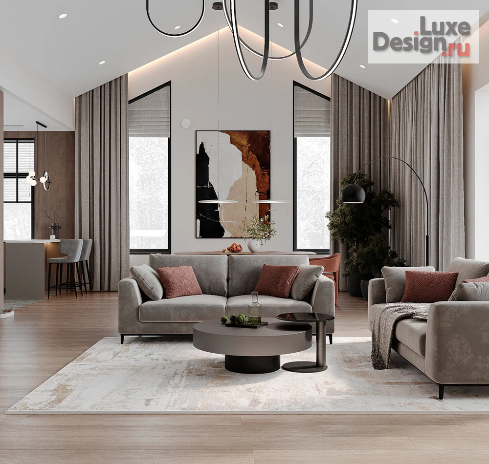 Дизайн интерьера частного дома "Дом Кп Репенская усадьба" (фото 5)