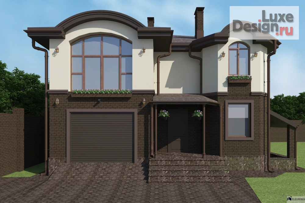 Частная архитектура "Дизайн фасада и интерьера дома 350 м2" (фото 17)