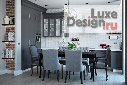 Дизайн интерьера квартиры "С НОТКАМИ ЛОФТА" (фото 2) от дизайнера Волков Андрей Дизайн интерьера квартиры "С НОТКАМИ ЛОФТА" (фото 2)