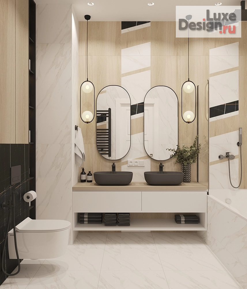 Дизайн интерьера трехкомнатной квартиры "ЖК Life" (фото 17)