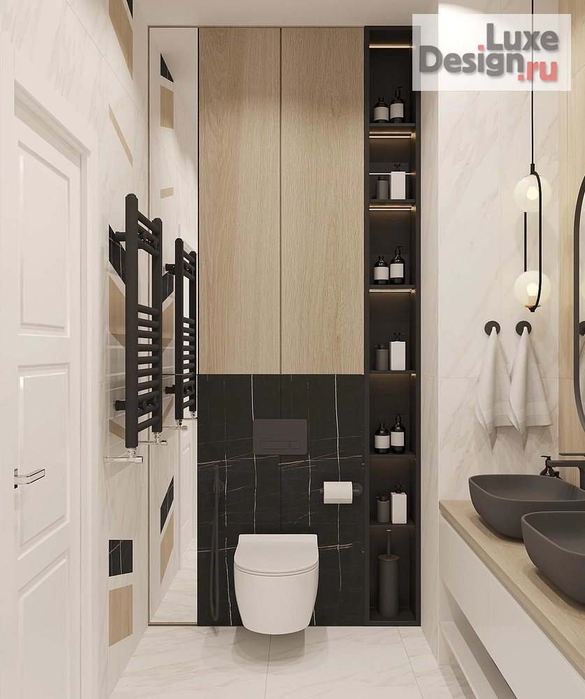 Дизайн интерьера трехкомнатной квартиры "ЖК Life" (фото 18)