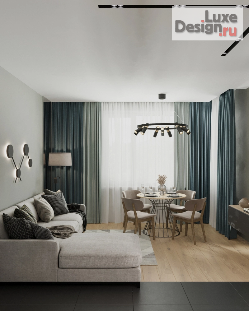 Дизайн интерьера трехкомнатной квартиры "ЖК Life" (фото 4)