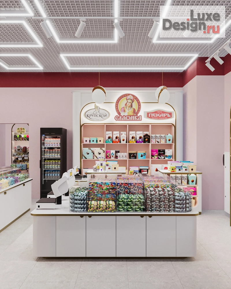 Дизайн интерьера супермаркета "МАГАЗИН СЛАВЯНКА" (фото 5)