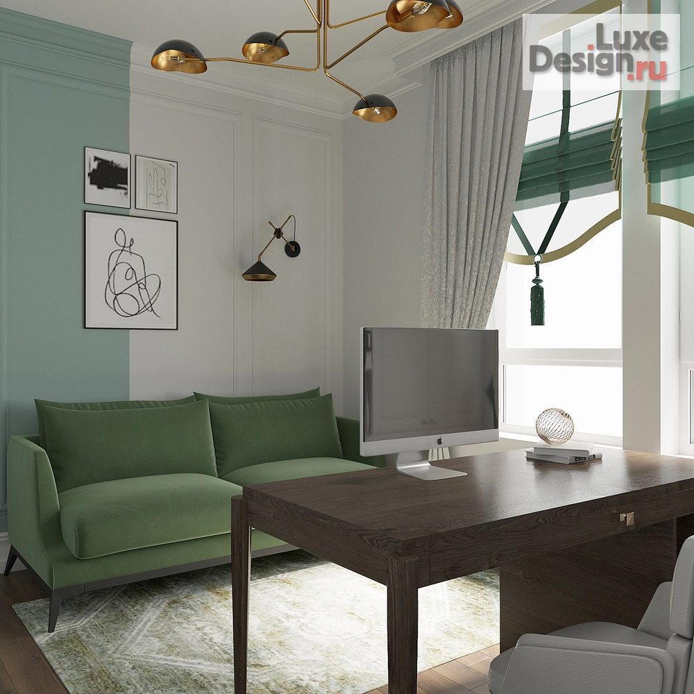 Дизайн интерьера трехкомнатной квартиры "ЖК СКАНДИНАВИЯ" (фото 12)