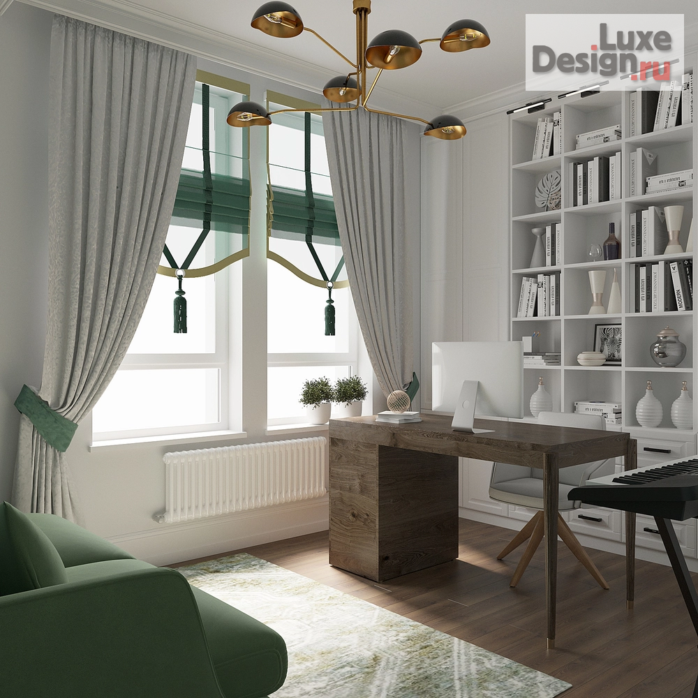 Дизайн интерьера трехкомнатной квартиры "ЖК СКАНДИНАВИЯ" (фото 13)