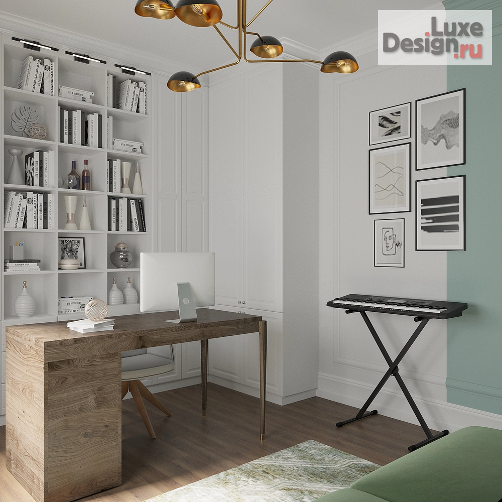 Дизайн интерьера трехкомнатной квартиры "ЖК СКАНДИНАВИЯ" (фото 14)