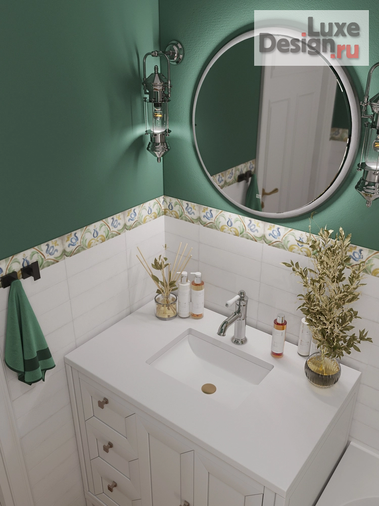 Дизайн интерьера трехкомнатной квартиры "ЖК СКАНДИНАВИЯ" (фото 16)