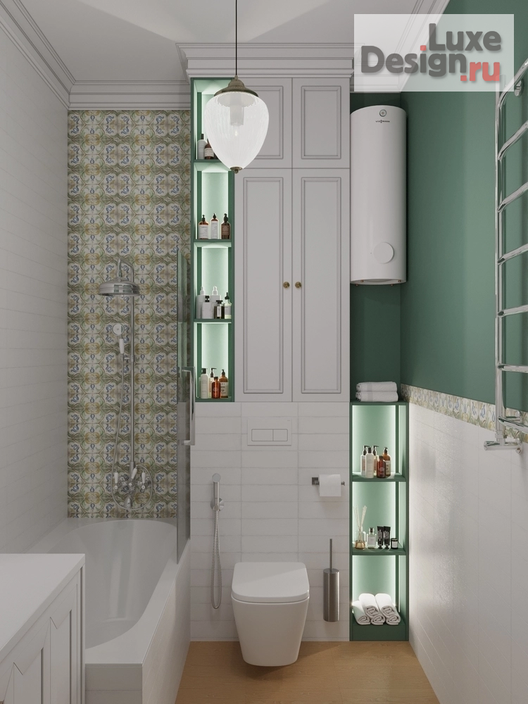 Дизайн интерьера трехкомнатной квартиры "ЖК СКАНДИНАВИЯ" (фото 15)