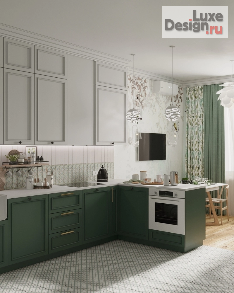 Дизайн интерьера трехкомнатной квартиры "ЖК СКАНДИНАВИЯ" (фото 3)