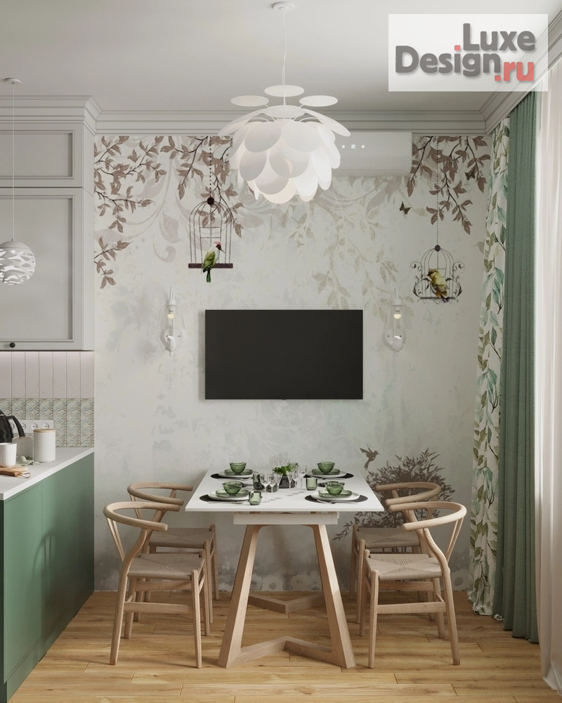 Дизайн интерьера трехкомнатной квартиры "ЖК СКАНДИНАВИЯ" (фото 5)